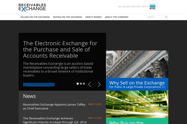 receivablesxchange.com site used Tre