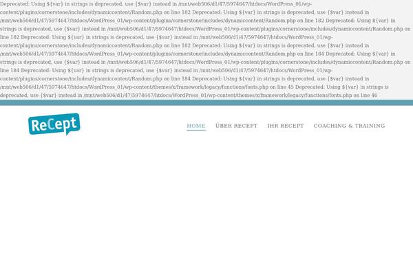 WordPress website example screenshot