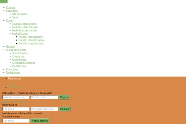 Bimber theme site design template sample