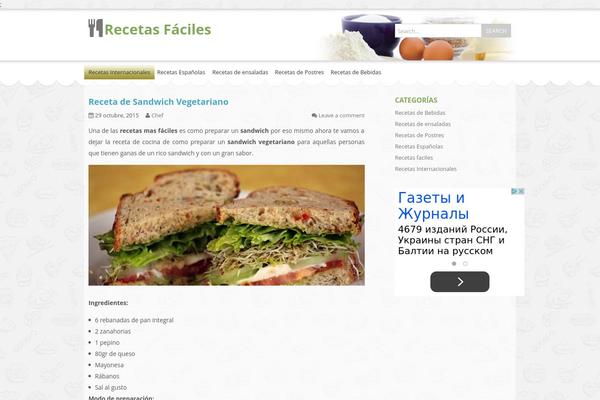 recetas-faciles.net site used Sora
