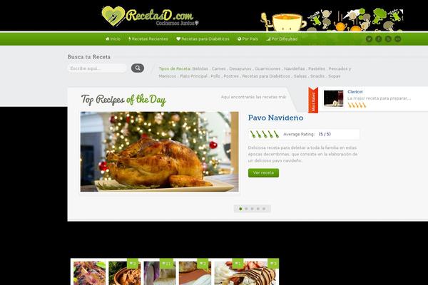 recetasd.com site used Food Recipes