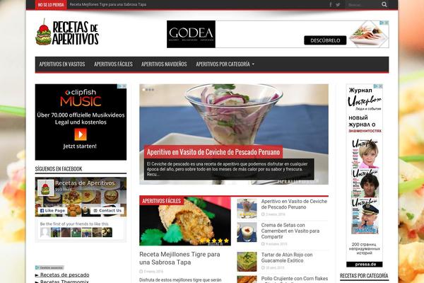 Jarida theme site design template sample