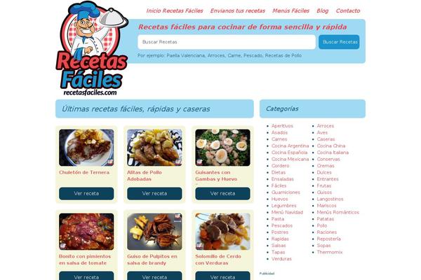 recetasfaciles.com site used Old_recetasfaciles