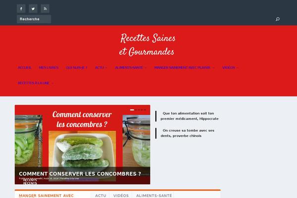 recettes-saines-et-gourmandes.com site used Extra
