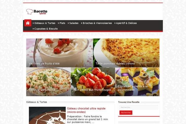 recettespecial.com site used Recettespecial_theme