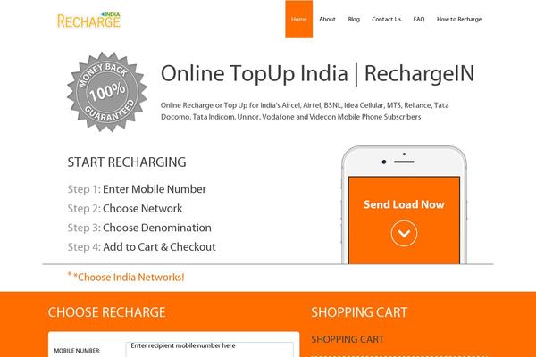 rechargein.com site used Mobileversion2