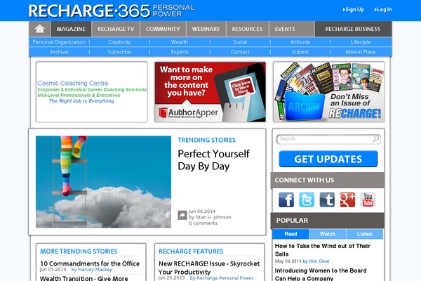 recharge theme websites examples