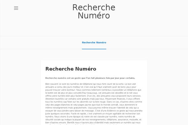 recherche-numero.com site used Modern Decode