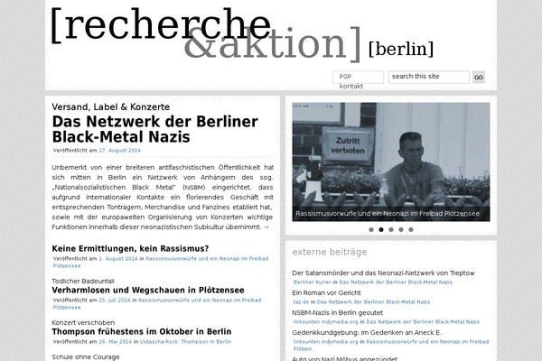 recherche-und-aktion.net site used Discover-child