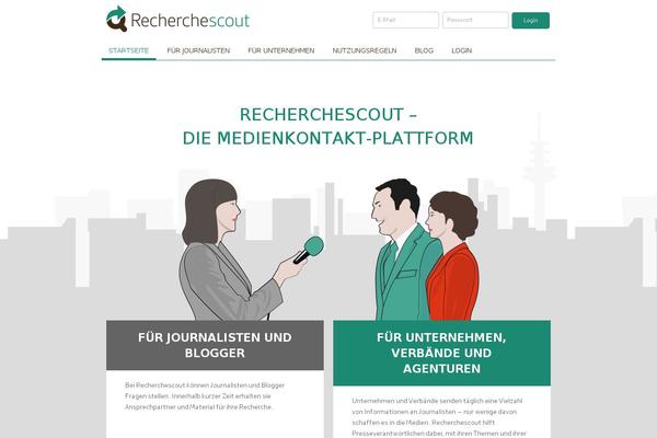 recherchescout theme websites examples