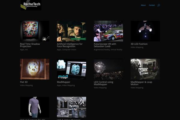 Divi theme site design template sample