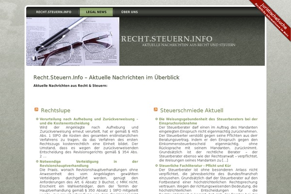 recht-steuern.info site used Rechtsteuerninfo