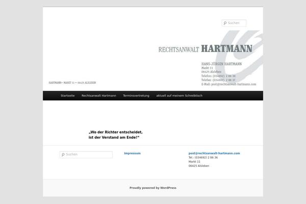 rechtsanwalt-hartmann.com site used Twentyelevenchild