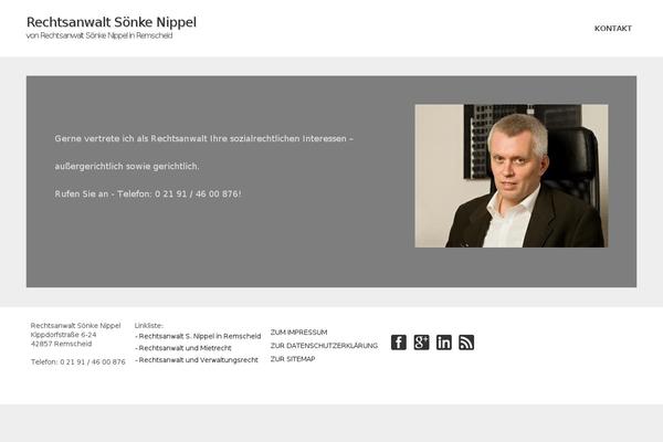 WordPress website example screenshot