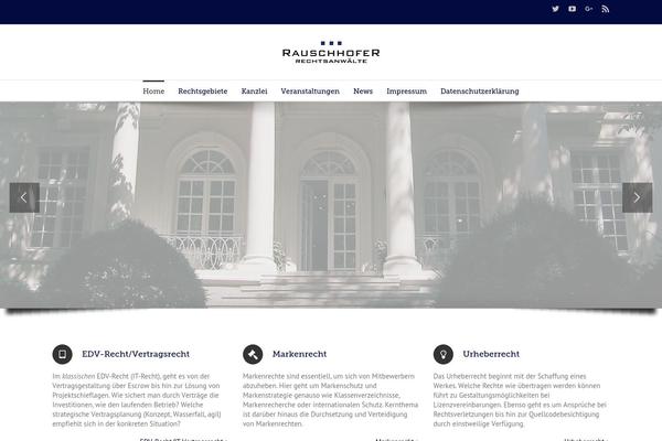 Avada theme site design template sample