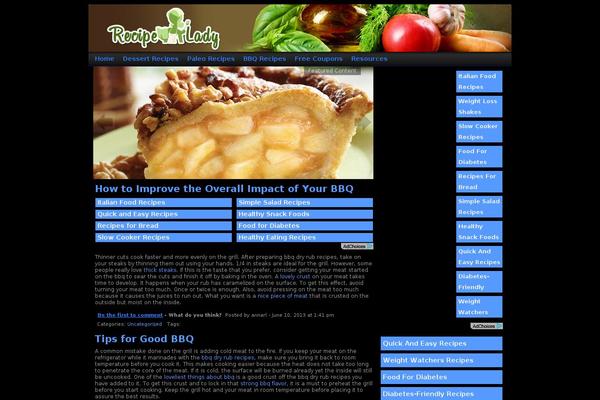 Site using Featured Content Gallery plugin