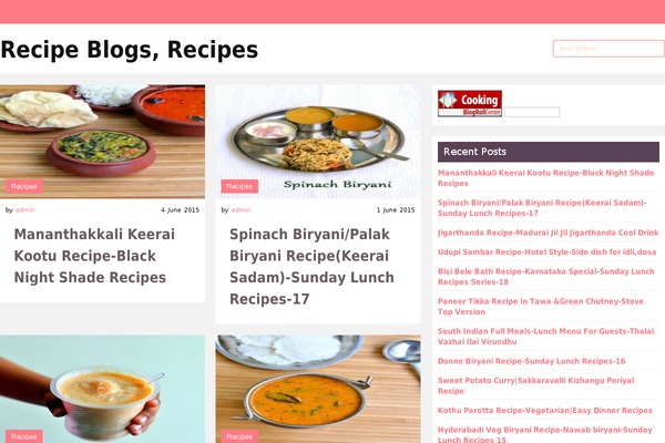 recipeblogs.net site used Mansar