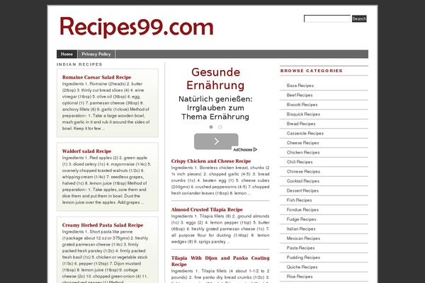 recipes99.com site used Branfordmagazine