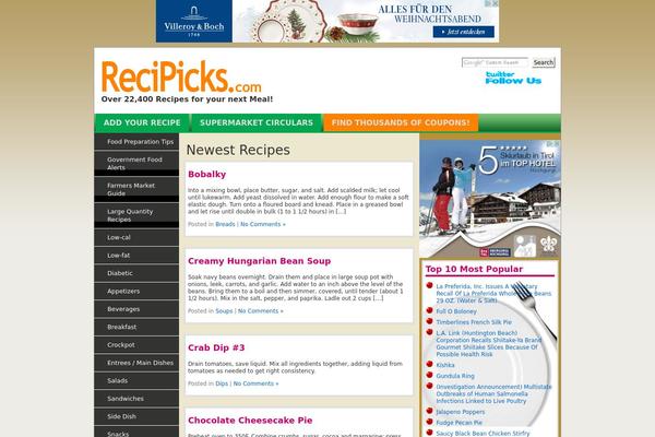 Site using Category Posts Widget plugin
