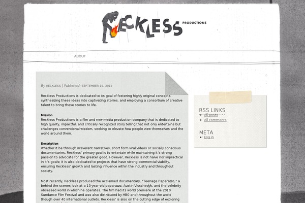 recklessny.com site used Reckless