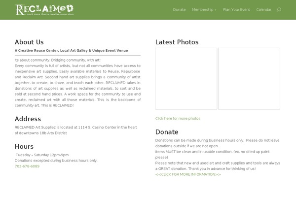 WordPress website example screenshot