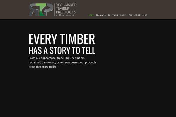 reclaimedtimberproducts.com site used Montreal-child-theme