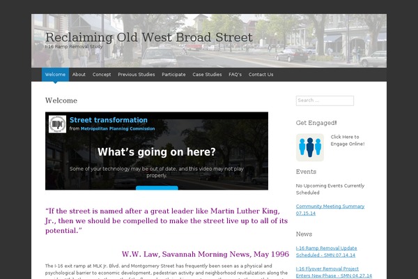 WordPress website example screenshot