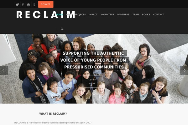 reclaimproject.org.uk site used Reclaim