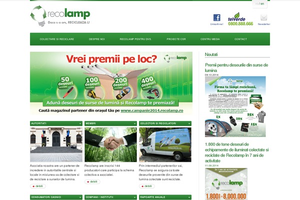 Eco-world theme site design template sample