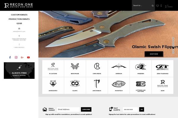 Blade theme site design template sample