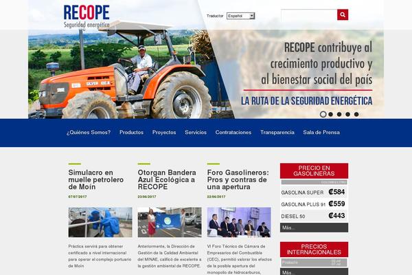 recope.go.cr site used Kepler