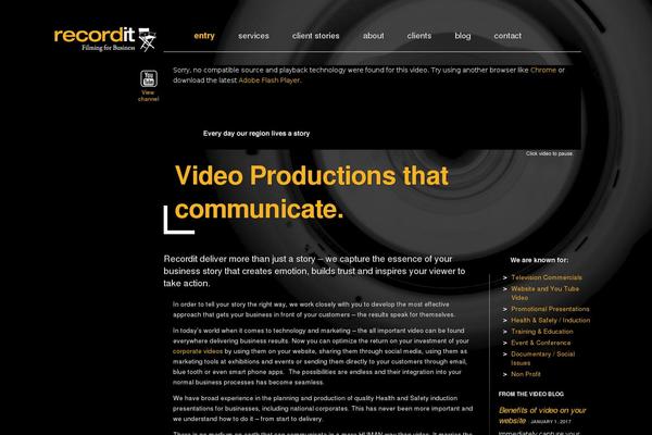 Site using Video.js - HTML5 Video Player for WordPress plugin