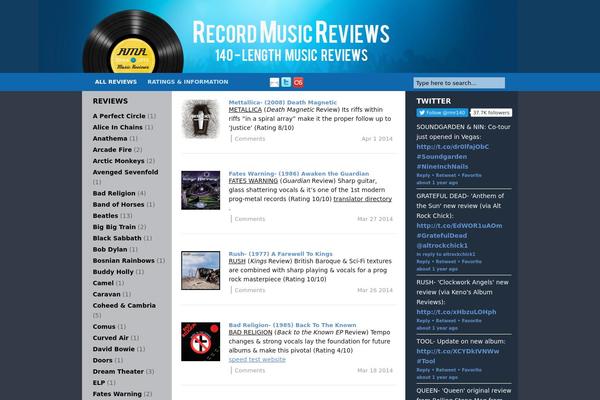 recordmusicreviews.com site used Rush