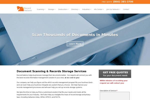 recordnations.com site used Recordnations
