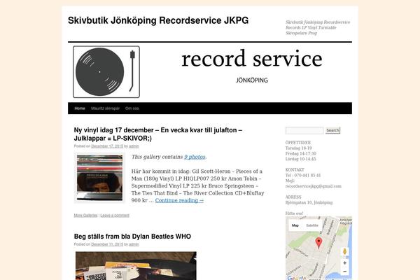 recordservice.se site used Recordservice