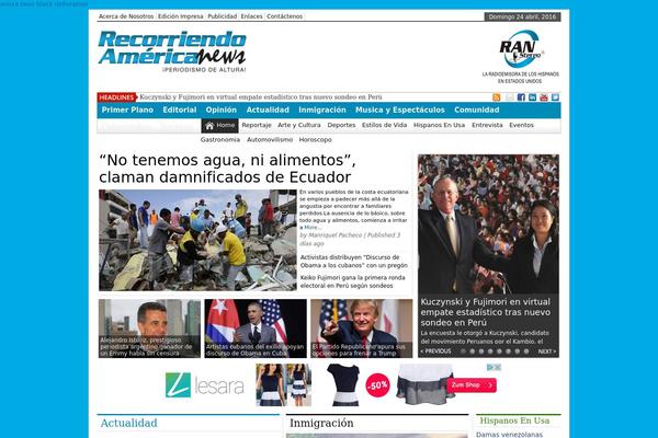 recorriendoamericanews.com site used NewspaperTimes