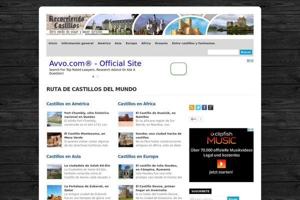 recorriendocastillos.com site used WP-Ellie