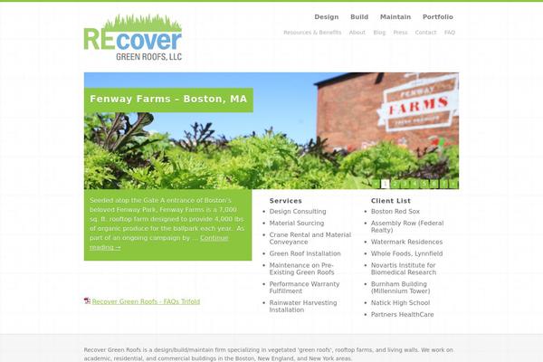 recovergreenroofs.com site used Recover