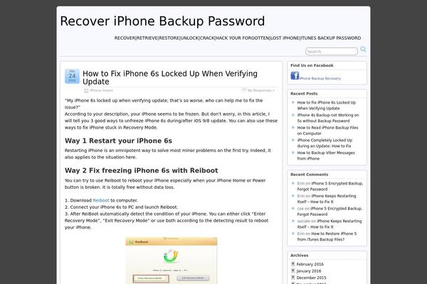 Suffusion theme site design template sample