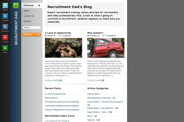 Antisocial theme site design template sample