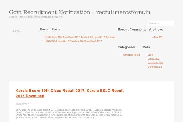 recruitmentsform.in site used Team
