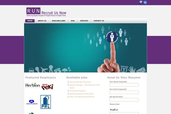 recruitusnow.com site used Run318