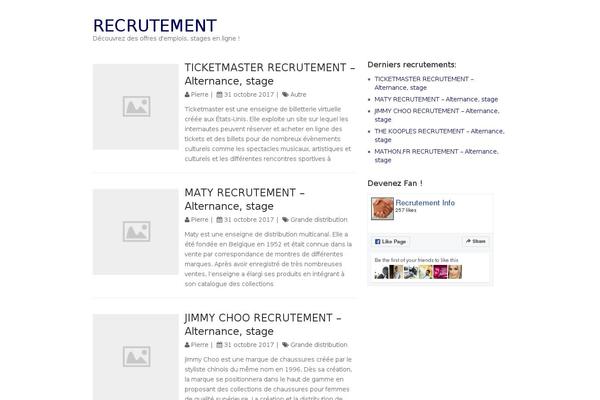 recrutement-info.com site used Great