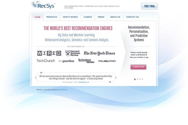 recsys.com site used Recsys