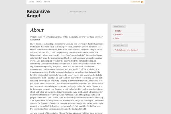 WordPress website example screenshot