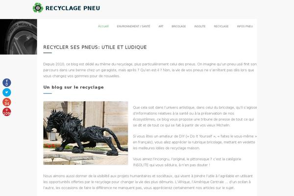recyclagepneu.com site used Pneu