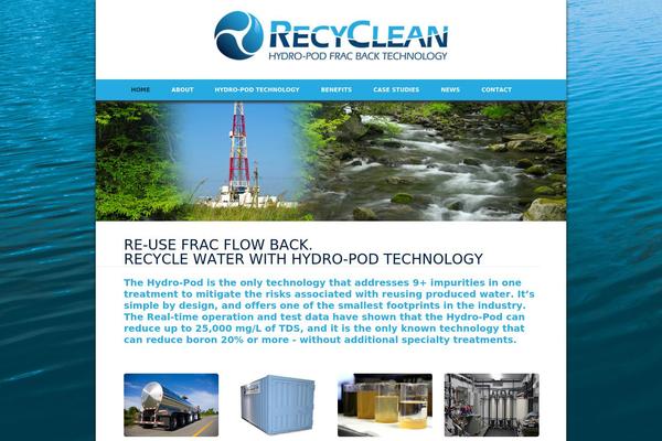 recycle-frac-water.com site used Recyclefracwater
