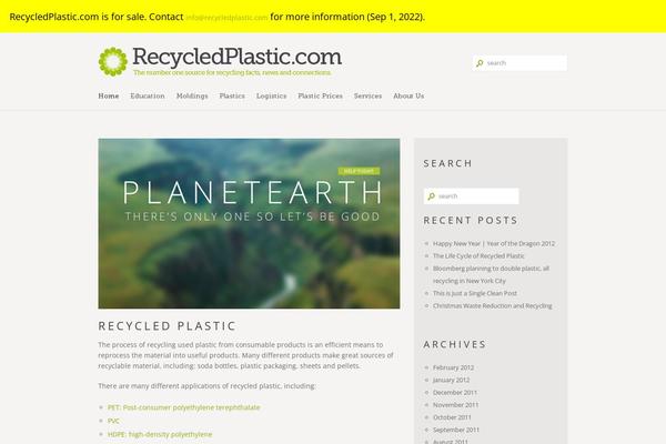 recycledplastic.com site used Nature