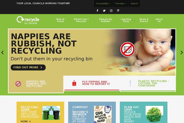 recyclefornorfolk.org.uk site used Affinity