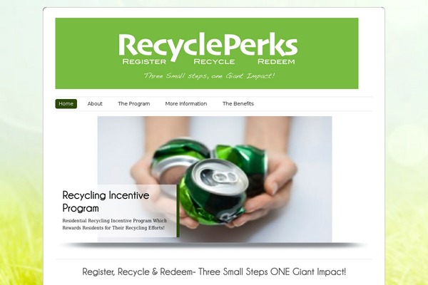 recycleperks.com site used ColorWay